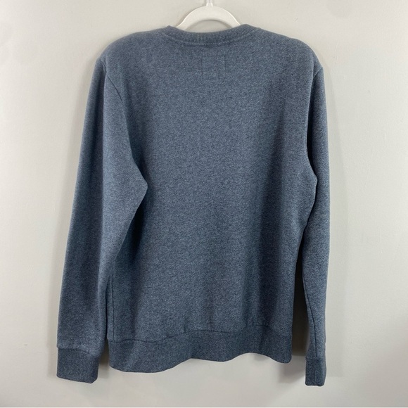 SuperDry Men's Gray Travel Postcard Graphic Crewneck Sweatshirt Sz M - Picture 6 of 11